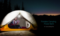 Batterie externe avec lampe torche LED intégrée 10050mAh, chargeur portable 18W à charge rapide, type-C, étanche, lumière SOS, situations d'urgence en extérieur