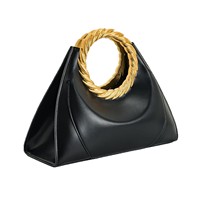 Nouveauté Sac Femme en Cuir PU Style Européen et Américain, Sac de Soirée Rétro Haut de Gamme, Mini Sac Cabas Tendance pour Femmes