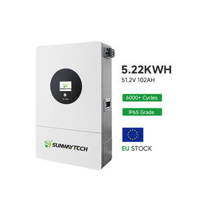 Batería de almacenamiento de energía de 51.2V 102AH, paquete de baterías LifePO4 con celdas de grado A y 6000 ciclos para suministro de energía a largo plazo. - Product Image 1