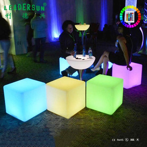 Chaise cube lumineuse <span class=keywords><strong>LED</strong></span> RGB 40 cm, étanche, télécommande, lampe de sol moderne pour extérieur, chambre à coucher, patio, décoration de fête - Product Image 3