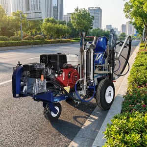 Machine de marquage routier à mélange externe sans air à 2 composants de qualité supérieure pour la marquage routier au plastique froid par pulvérisation - Product Image 1