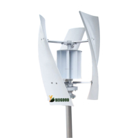 Éolienne à axe vertical 12V 24V 48V 2Kw pour la maison, générateurs éoliens CE, ventilateur, générateurs d'énergie alternative