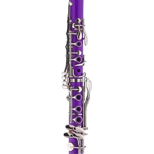 <span class=keywords><strong>Clarinete</strong></span> Morado de Resina ABS de 17 Teclas Seasound Factory OEM JYCL301PU, Cuerpo de Plástico Económico con Tono BB - Product Image 3