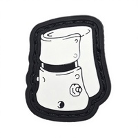 Parches de Moral Tácticos Personalizados en 2D y 3D, Parches de Moral Tácticos de Goma PVC Aptos para Accesorios de Velcro para Brazos