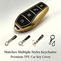 Meilleure vente accessoires de voiture bouton clé de voiture housse pour Bmw X7 ix 735Li 740Li XM 7 série clé de voiture étui bonne qualité