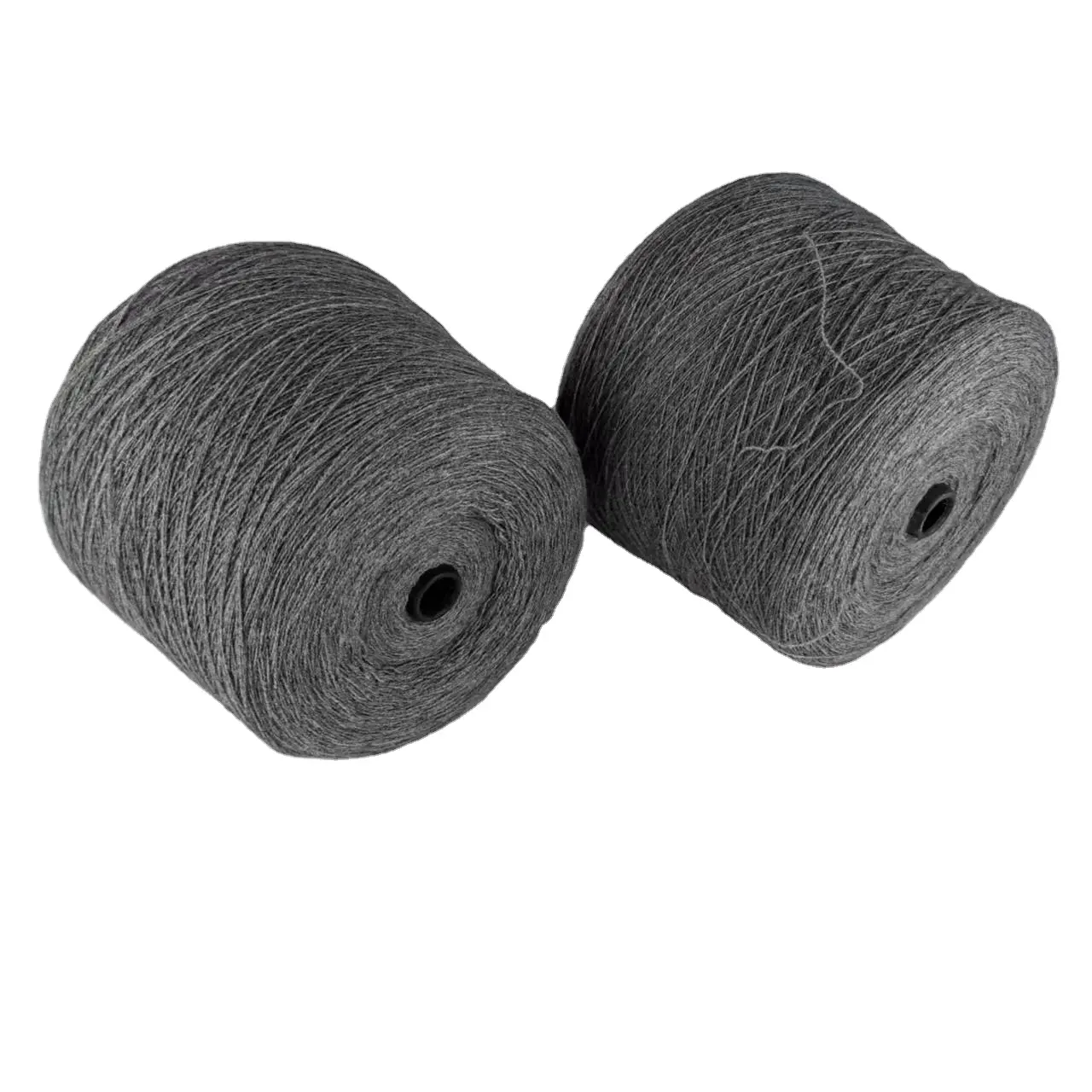 卸売糸100バルクアクリル繊維カラースピニングフラワーグレー拡張28NM/2アクリル糸