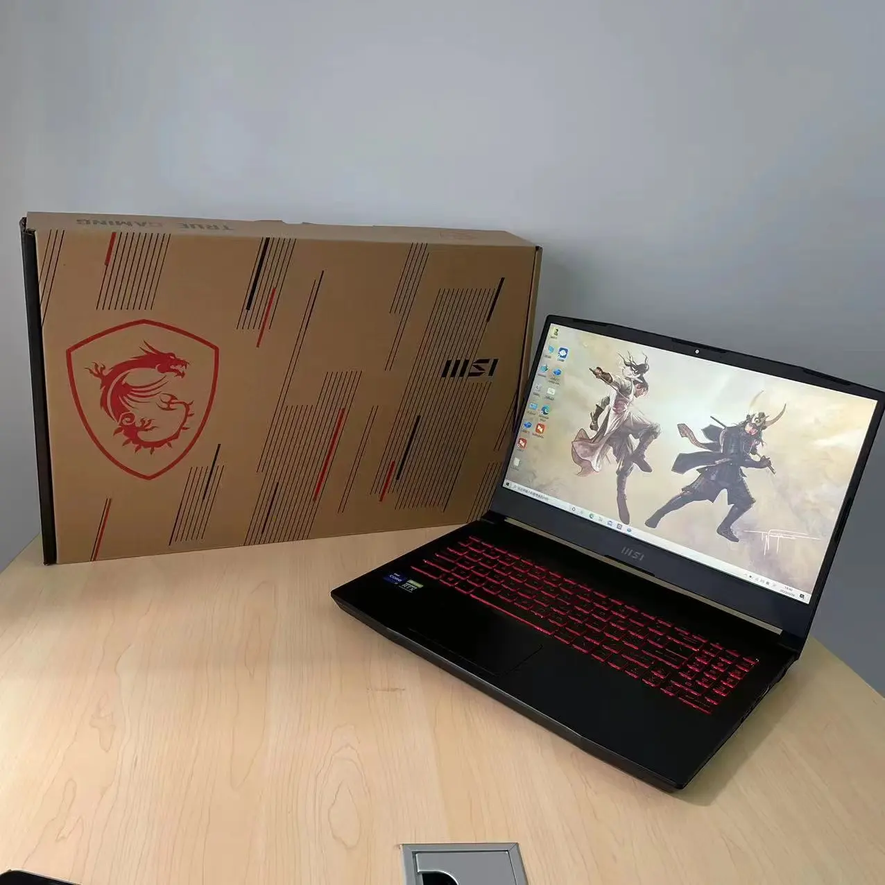 Laptop MSI Katana GF66 11UE-032 Terbaru 15.6 Inci Laptop Gaming Layar IPS I7-11800H 16G 512G RTX3060 Notebook Gaming Netbook PC