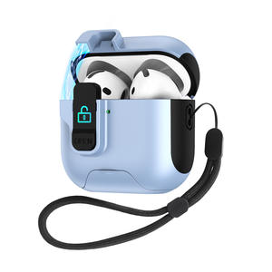 <span class=keywords><strong>Coque</strong></span> d'écouteur 3D monobloc améliorée Clip de verrouillage antidérapant + support de téléphone caché Étui anti-choc résistant à l'huile pour <span class=keywords><strong>Pro</strong></span>/Pro2 - Product Image 1