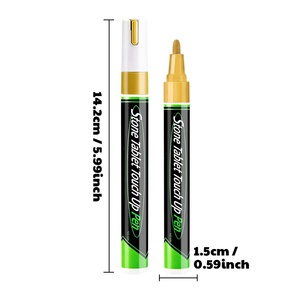 Stylo marqueur imperméable permanent <span class=keywords><strong>pour</strong></span> <span class=keywords><strong>pierre</strong></span> <span class=keywords><strong>tombale</strong></span>, résistant aux intempéries, stylo de retouche <span class=keywords><strong>pour</strong></span> <span class=keywords><strong>pierre</strong></span> <span class=keywords><strong>tombale</strong></span>, <span class=keywords><strong>pour</strong></span> la réparation des inscriptions sur les pierres tombales - Product Image 4