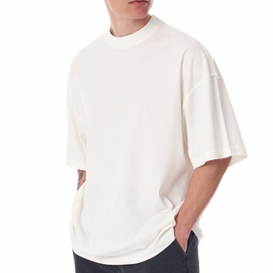 เสื้อยืดโอเวอร์ไซส์ผู้ชาย ผ้าฝ้าย 100% พิมพ์ลายคุณภาพสูงตามสั่ง ผ้าแคนวาส ระบายอากาศได้ดี เป็นมิตรกับสิ่งแวดล้อม ป้องกันรอยยับ สไตล์สตรีทแวร์ - Product Image 3