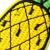 Patch en tissu polyester brodé à la machine, auto-adhésif et à coudre, motif dessin animé mignon en 3D, étiquette de vêtement tendance