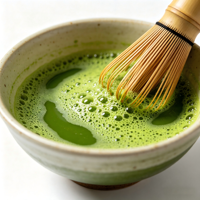 Poudre de thé vert Matcha biologique non sucré de qualité supérieure en vrac pour la restauration, idéale pour les cafés et les lattes, en sachet/bouteille