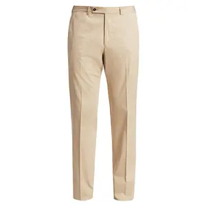अनुकूलित पतला फिट Mens Chinos पैंट विंटेज आकस्मिक काम पुरुषों पतलून उच्च गुणवत्ता खाकी पैंट पुरुषों के लिए जेब के साथ
