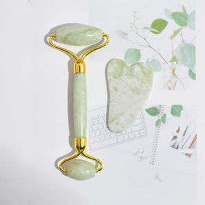 Anti Aging Gua Sha Set Facial Natural Green <b>Jade</b> <b>Roller</b> and Gua Sha With <b>Jade</b> <b>Roller</b> Set - Product Image 6