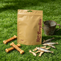 Sachet alimentaire personnalisé de qualité alimentaire pour animaux de compagnie avec fenêtre transparente