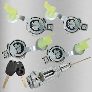 Car <b>Lock</b> Cylinder For Honda Crv 4 Door Ignition <b>Lock</b> With 2 <b>Keys</b> Zinc Alloy Cylindrical <b>Lock</b> BT042Q7 - Product Image 4