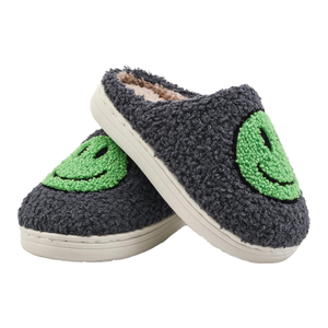 Sabots pour enfants Happy Face, chauds, fermés, légers, semelle en TPR, plateforme à semelle épaisse et souple pour l'automne/hiver - Product Image 4