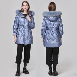 Veste matelassée décontractée pour femmes avec support OEM/ODM Manteau d'hiver en duvet de <span class=keywords><strong>canard</strong></span> blanc Personnalisable Fashion Print Pattern - Product Image 5