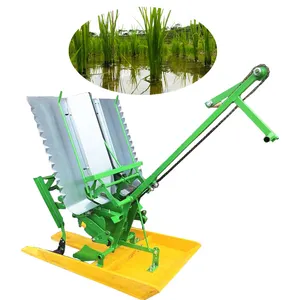Manual de plantador de arroz máquina de plantador de arroz máquinas mano empuje plantación máquina de arroz