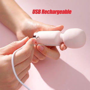 Neuer Handgehaltener Elektrischer Leistungsstarker Magischer Massagestab Vibrator Frauensextoys <span class=keywords><strong>AV</strong></span> Mini Persönlicher Massagestab für Frauen - Product Image 6