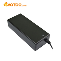 Adaptateur secteur de bureau VOTOO 12V 10A 120W, prise aviation 4 broches 5,5x2,1mm, CE FCC ETL RoHS pour moteur industriel, LED, ordinateur portable