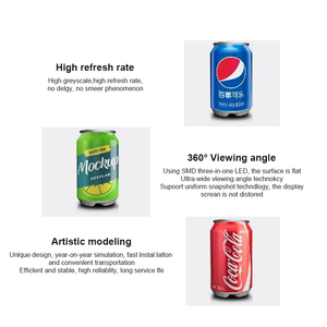 Chất lượng cao xách tay trong nhà linh hoạt LED rượu chai Hiển thị sáng tạo LED hiển thị cho cửa hàng bán lẻ wayfinding giáo dục - Product Image 3