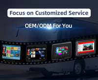 Bus VOD Stream Entertainment Android Moniteur 10.1 pouces pour voyage Bus Van Car