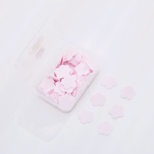 Savon en papier personnalisé avec logo, vente en gros, savon en papier parfumé jetable portable, mini savon en papier pour les <span class=keywords><strong>mains</strong></span>, feuilles de savon en papier de voyage - Product Image 1