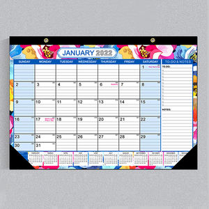 Blocks Reminder Calendar Affirmation Covers Designs Coil Promotional Calendars with Islamic Daily Printing Art Desk Calendar