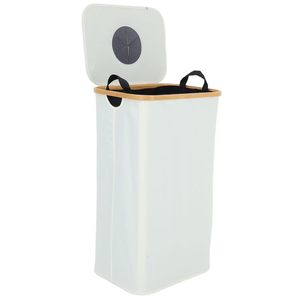 Customized 100L Eco-Friendly Heavy Duty Foldable Standing Storage Bucket with Lid and Removable Inner Bag for Home Use - Product Image 1
