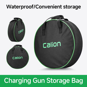 กระเป๋าเดินทางกันน้ำแบบพกพา ดีไซน์ใหม่ ผ้าคุณภาพดี สำหรับใส่สายชาร์จรถยนต์ไฟฟ้า สายชาร์จปืนยิงไฟฟ้า และอุปกรณ์เก็บสายชาร์จรถยนต์ไฟฟ้า - Product Image 2