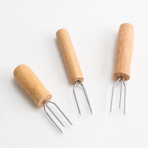 Xuan Rui Moxibustion Fork <b>Wooden</b> Handle Three Pronged Ash <b>Scraper</b> For Moxa Cones Thunder Fire Therapy Tool - Product Image 4