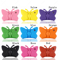 Sarung untuk iPad Mini 7.9 Air 4 10.9 1 2 5th Ke-6 9.7 3 Pro 10.5 11 2020 Ke-7 10.2 Anak-anak Sarung Lunak iPad Pelindung 3D Berdiri