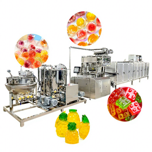 Ligne de production automatique de bonbons Halal, doux, gommeux, gelée de noix de coco, ourson mignon, fabrication de machine - Product Image 1