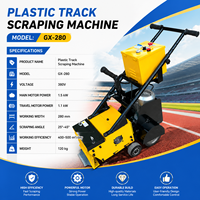 Machine à racler le sol motorisée portative, décapant de revêtement de sol, 1500W 220V/380V, faible coût d'entretien