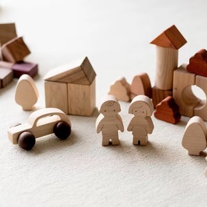 Bloques de construcción de madera maciza, juguetes educativos de partículas grandes para niños de 2 a 4 años, juego de ensamblaje unisex - Product Image 3