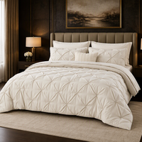 Ensemble de couette Kingworth en coton lavé à motif végétal, 400TC, luxe, taille Queen, toutes saisons, literie moderne pour la maison