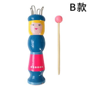 Machine à tricoter et à coudre en bois DIY pour enfants, outil de tissage de corde et de fil de laine pour la confection de poupées, jouets de couture et de tissage - Product Image 4
