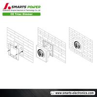 Gradateur Triac LED 220v 240vAC avec interrupteur 300w pour éclairage LED