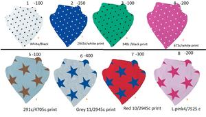Soft Cotton Triangle Bandana Bibs for <b>Baby</b> Boys Girls Breathable Absorbent <b>Muslin</b> Teething Drool Snap Bibs Plain Polyester Pack - Product Image 2