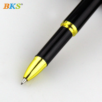 Stylo Gel Promotionnel en Plastique BKS 0,5 mm Non Effaçable 14,5 cm Logo Personnalisé - Encre Noire Impression UV/Numérique Couleur Personnalisée Étudiant Bureau