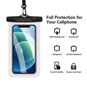 Waterproof Bag For Mobile Phone New Products Custom Waterproof Phone Pouch Mobile Phone Bag For Diving Surfing Swimming