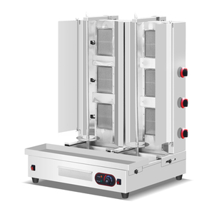 Máquina de Kebab Vertical de Doble Hilera a Gas, Parrilla para Shawarma en <span class=keywords><strong>Venta</strong></span> - Product Image 2