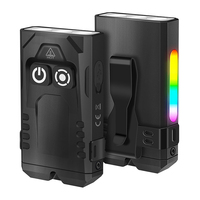 Petite lampe de poche LED EDC puissante 1000 Lumen USB-C rechargeable Mini porte-clés Flash Light avec 365nm UV & RGB Side Light Torch