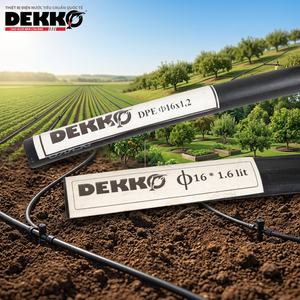 Tubería de Riego Agrícola DEKKO DPE 16x1.2, Flexible, de Polietileno Negro, Redonda, Estándar ISO/DIN, 2m o Longitud Personalizada para Riego Agrícola - Product Image 2