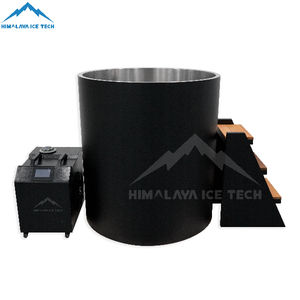 <span class=keywords><strong>Bain</strong></span> froid <span class=keywords><strong>rond</strong></span> pour 2 à 4 personnes, <span class=keywords><strong>double</strong></span> paroi en acier inoxydable, résistant aux intempéries, refroidisseur silencieux, extérieur - Product Image 3