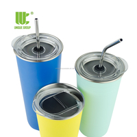 Unique Group Gobelet de bureau isolé sous vide en acier inoxydable 304 12oz 16oz 20oz Nouveau design pour café, bière ou cadeau