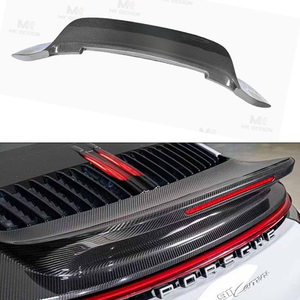 สปอยเลอร์หลังคาร์บอนไฟเบอร์แท้คุณภาพสูง SportClass แบบชั้นเดียว สีดำคาร์บอน สำหรับ Porsche 992 (2020-) - Product Image 2