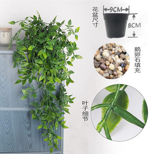 Planta Artificial Colgante, Bonsái de Plástico Falso para Decoración de Interiores, Paredes, Hogar y Exteriores - Product Image 4
