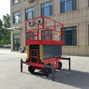 Hand Push Mobile Scissor Aerial Maintenance Work <strong>Platform</strong> 8M 10M 12M 14M Mobile Hydraulic <strong>Lifting</strong> <strong>Platform</strong> - Product Image 3